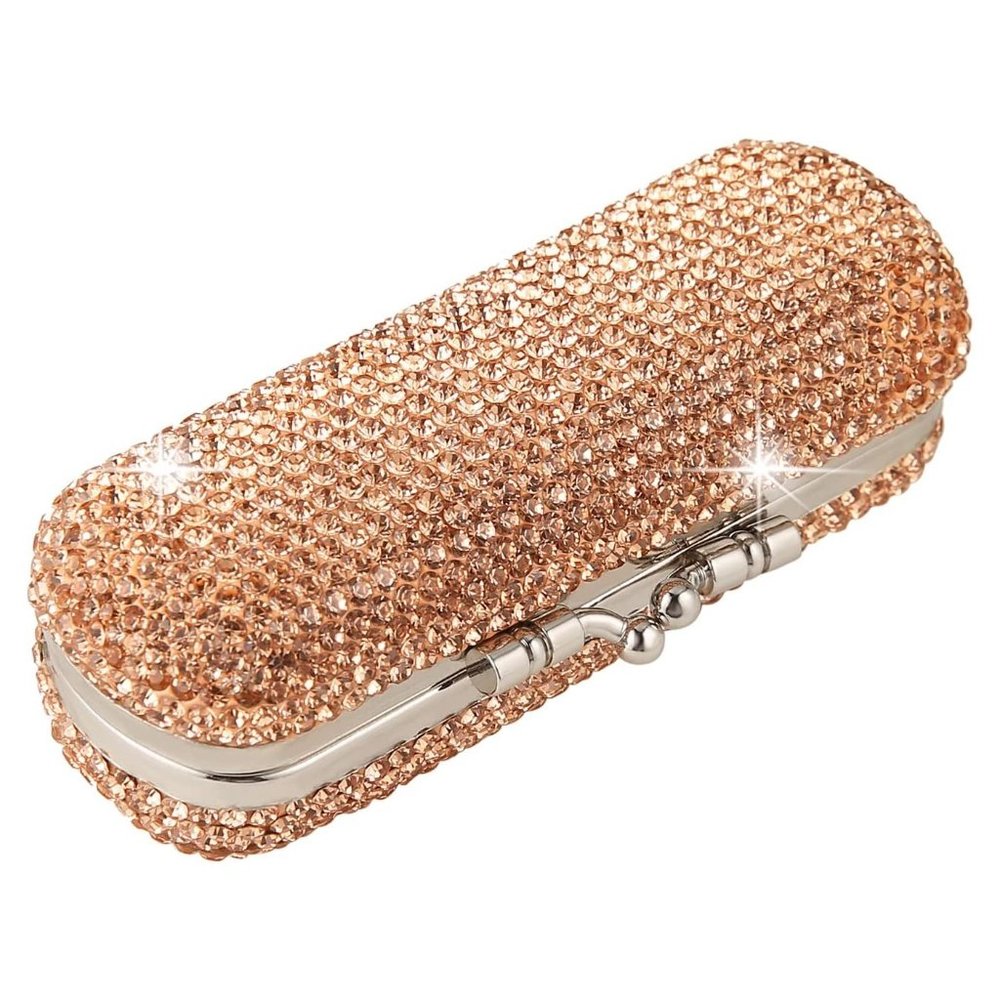NWT Sparkling Bling Swarovski Crystal Rhinestone Lipstick Case + FREE Gi…